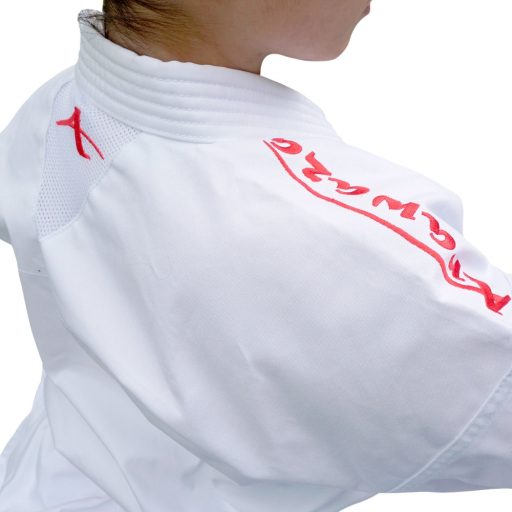 Arawaza Black Diamond PREMIERE LEAGUE WKF kata karate ruha NŐI 160 cm, piros