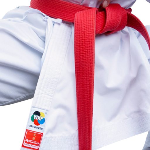 Arawaza Black Diamond PREMIERE LEAGUE WKF Women Kata Uniform 170 cm, Red