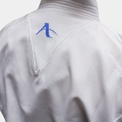Arawaza Kumite Deluxe Evo PREMIERE LEAGUE WKF Karate Uniform 175 cm, blue embroidery