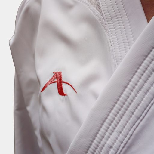 Arawaza Kumite Deluxe Evo PREMIERE LEAGUE WKF Karate Uniform 170 cm, red embroidery