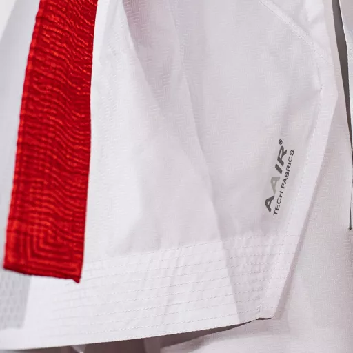 Arawaza Onyx Oxygen PREMIERE LEAGUE WKF kumite karate ruha 160 cm, piros hímzéssel