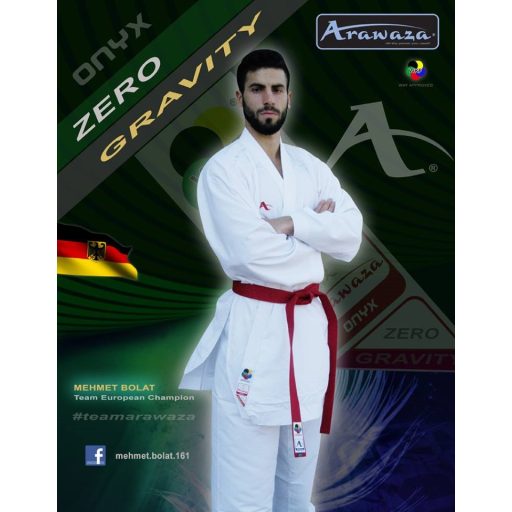 Arawaza Onyx Zero Gravity WKF kumite karate ruha 180 cm